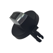 Headlight Switch Rotary Knob for BMW 5 SERIES F10 (2010-2016) in Black color PC and ABS material