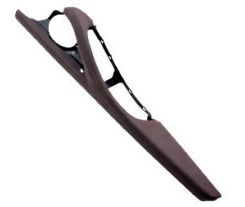 Inner Door Armrest Panel Outer Frame for BMW 5 Series F11 (2010-2016) in Moka color RHD