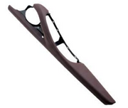 Inner Door Armrest Panel Outer Frame for BMW 5 Series F11 (2010-2016) in Moka color RHD