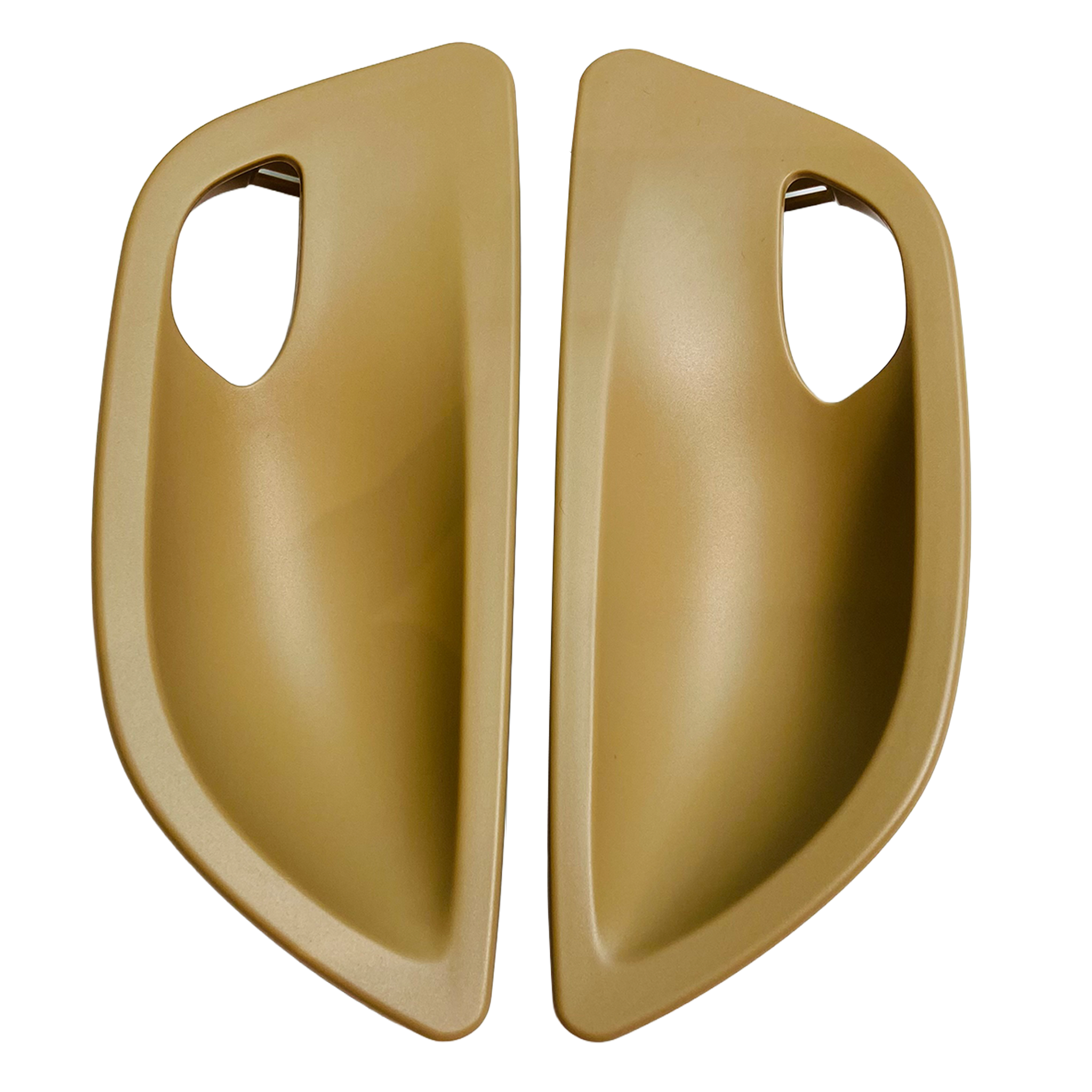 Inner Door Handle Bowl Cover Trim Pair for BMW 5 SERIES F10 (2010-2016) in Beige color