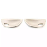 Inner Door Handle Bowl Cover Trim Pair for BMW 5 SERIES F10 (2010-2016) in Oyster color