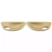 Inner Door Handle Bowl Cover Trim Pair for BMW 5 Series F11 (2010-2016) in Beige color