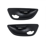 Inner Door Handle Bowl Cover Trim Pair for BMW 5 Series F11 (2010-2016) in Black color
