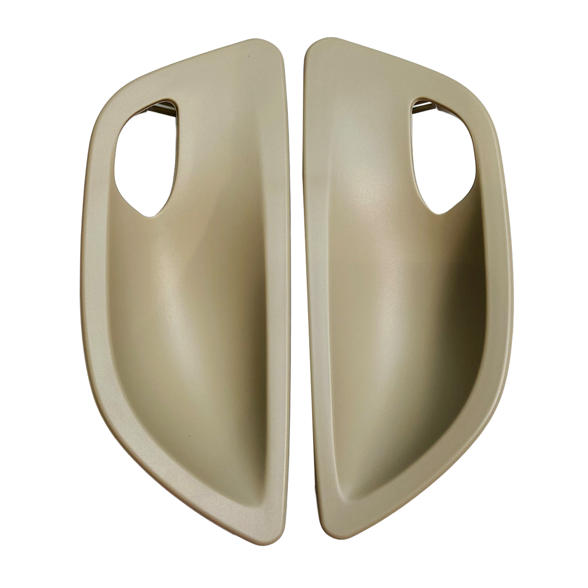 Inner Door Handle Bowl Cover Trim Pair for BMW 5 Series F11 (2010-2016) in Oyster color