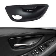 Inner Door Handle Bowl Cover Trim Pair for BMW 5 Series F18 (2010-2016) in Black color