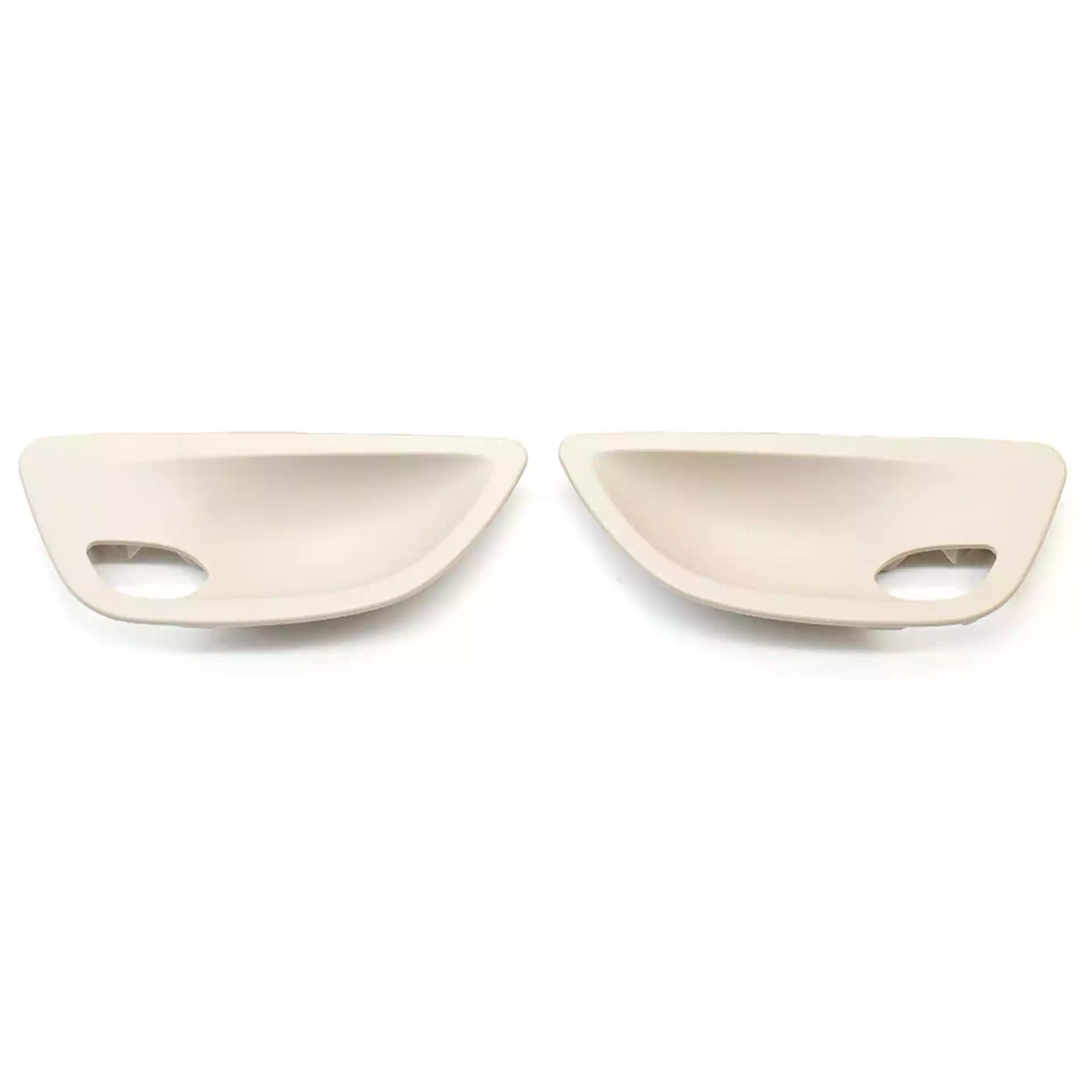 Inner Door Handle Bowl Cover Trim Pair for BMW 5 Series F18 (2010-2016) in Oyster color