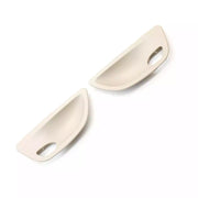 Inner Door Handle Bowl Cover Trim Pair for BMW 5 Series F18 (2010-2016) in Oyster color