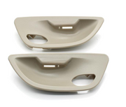 Inner Door Handle Bowl Cover Trim for BMW 5 SERIES F10 (2010-2016) in Oyster color with Ambient Light 2 Pcs