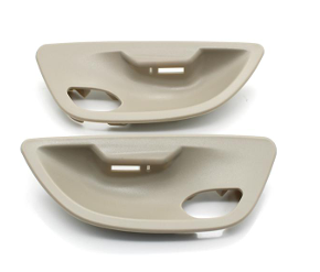 Inner Door Handle Bowl Cover Trim for BMW 5 Series F11 (2010-2016) in Oyster color with Ambient Light 2 Pcs