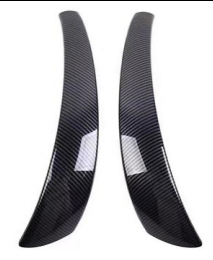 Inner Door Handle Cover Pair for BMW 1 SERIES E81 (2007-2012) in Carbon Fiber color
