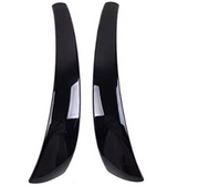Inner Door Handle Cover Pair for BMW 1 SERIES E82 (2007-2012) in Piano-Black color