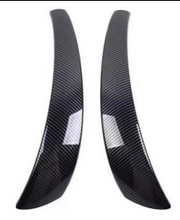 Inner Door Handle Cover Pair for BMW 1 SERIES E87 (2013-2017) in Carbon Fiber color