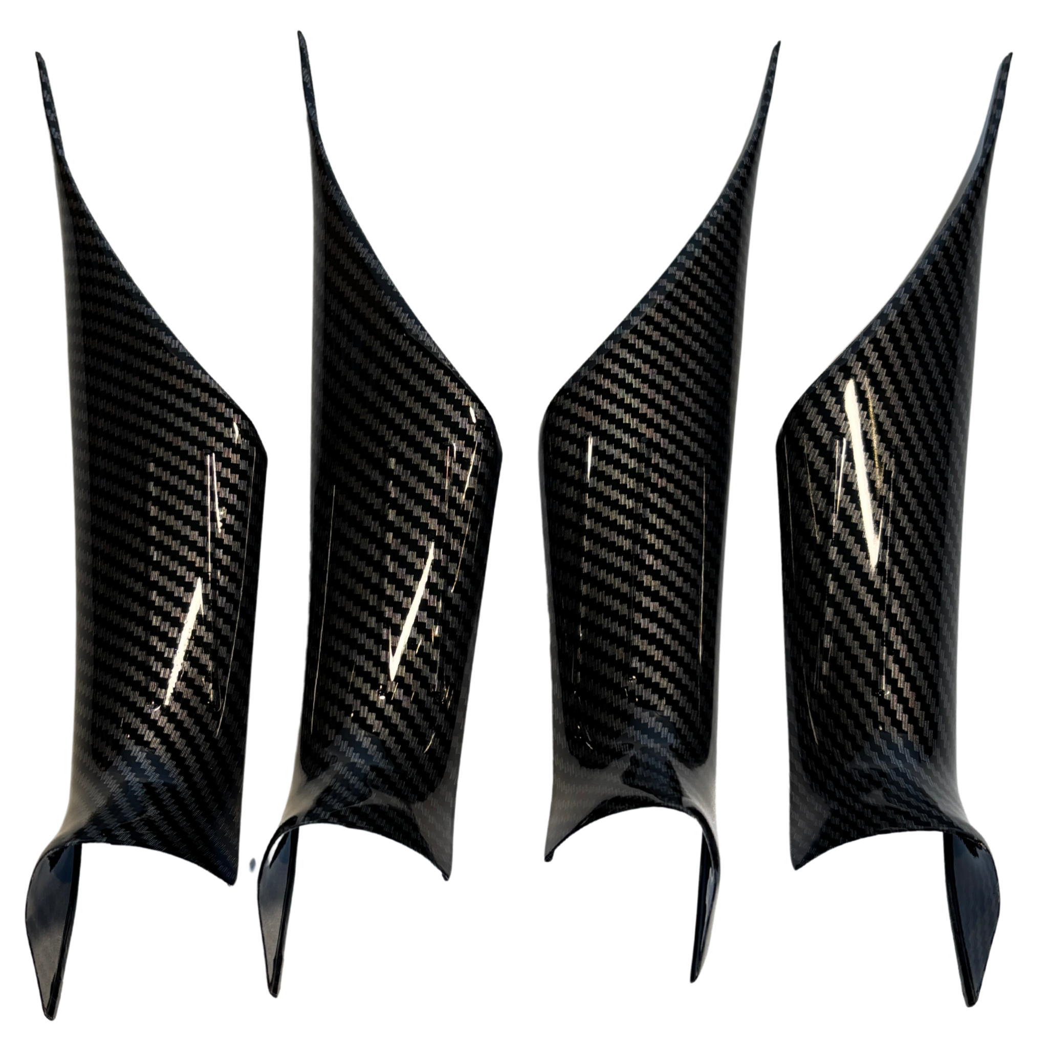 Inner Door Handle Cover Set for BMW 5 SERIES G30 (2016-2023) in Carbon Fiber color