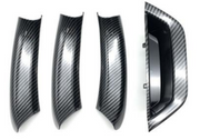 Inner Door Handle Cover Set for BMW X4 F26 (2014-2018) in Carbon Fiber color