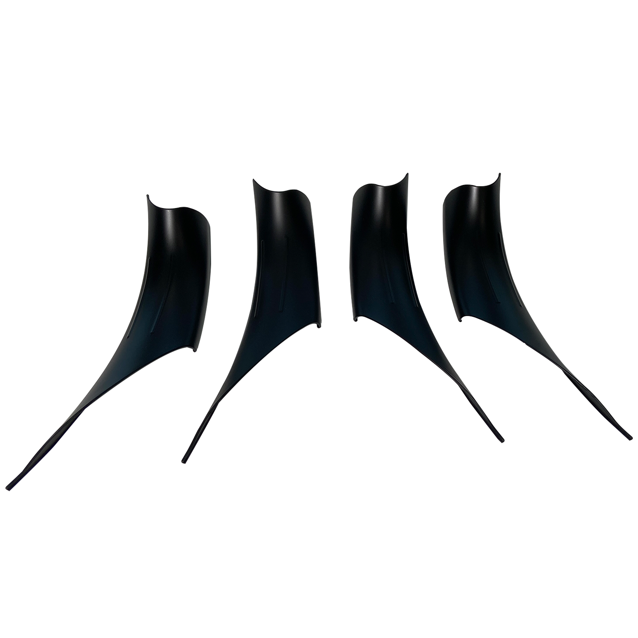 Inner Door Handle Cover for BMW 4 F32 (2014-2020) in Black color 4 Pcs