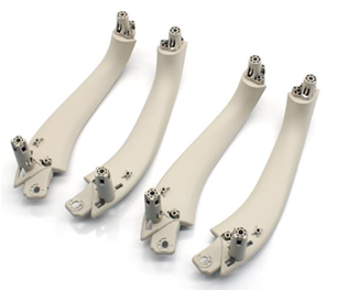 Inner Door Inside Pull Handle for BMW X3 G01 (2017-2020) in Oyster color 4 Pcs
