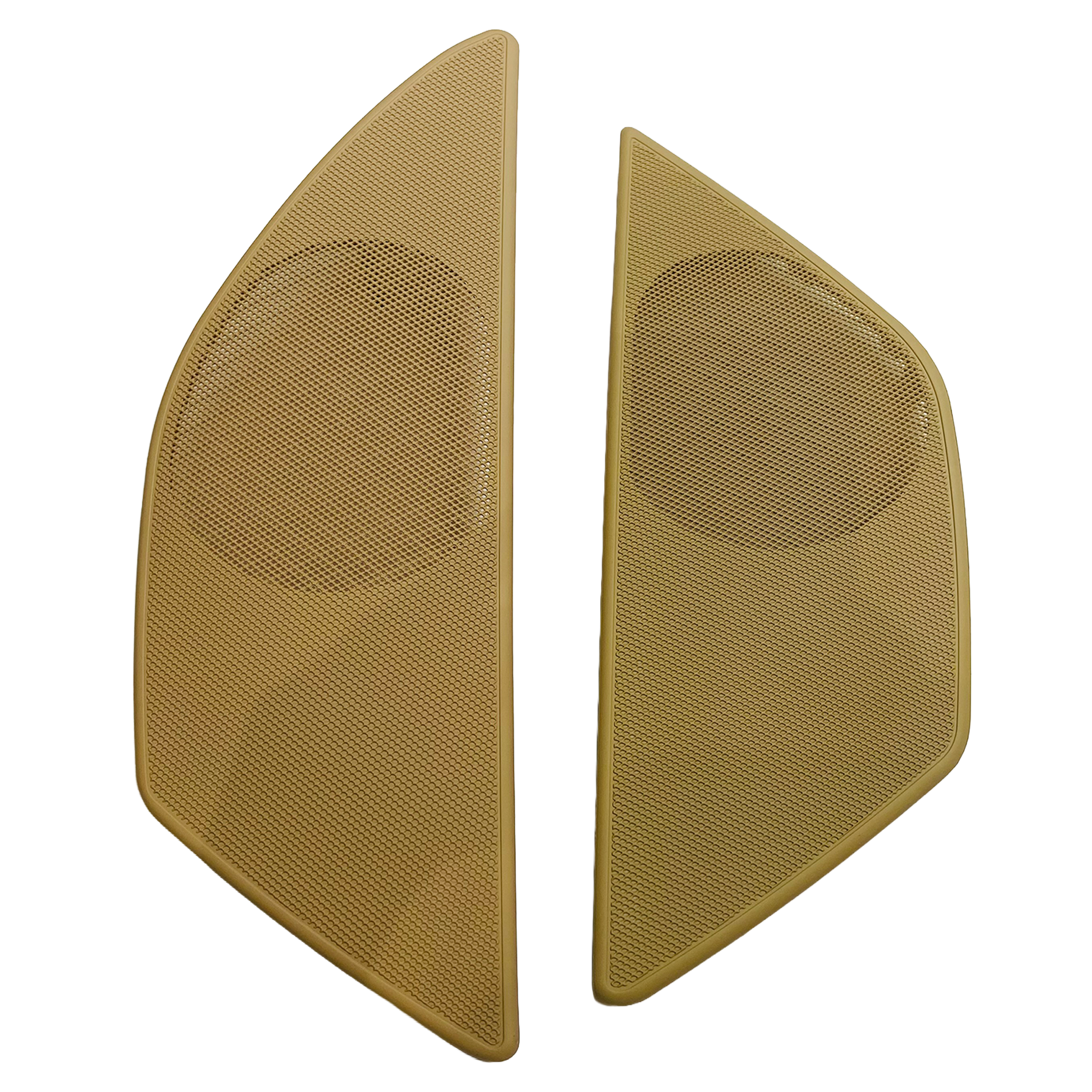 Inner Door Loudspeaker Cover for BMW 5 Series F11 (2010-2016) in Beige color PC and ABS