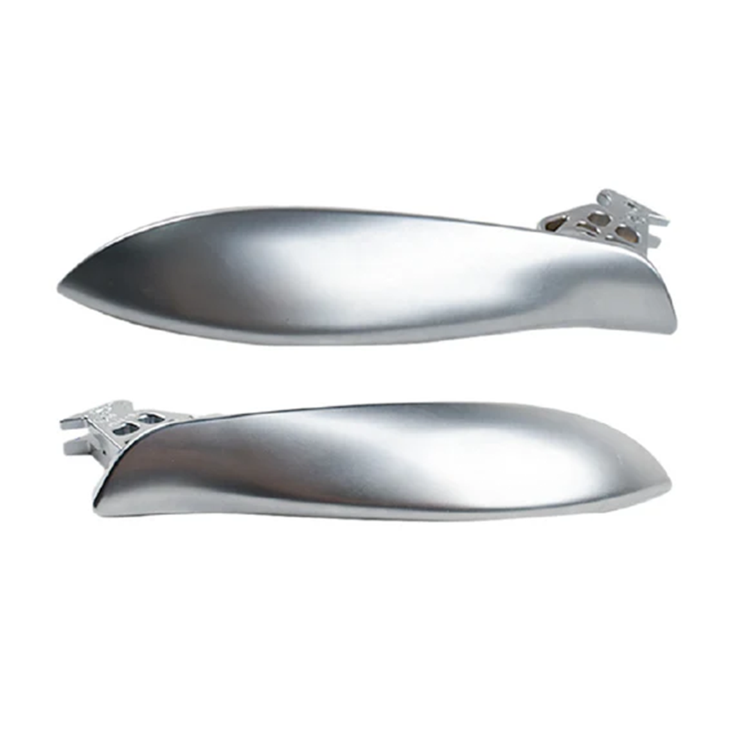 Inner Door Opening Handle Pair for BMW 5 Series F11 (2010-2016) in Chrome color