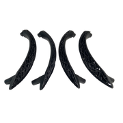 Inner Door Pull Handle Cover Set for BMW 3 F34 (2014-2020) in Black color