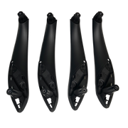 Inner Door Pull Handle Cover Set for BMW 3 F34 (2014-2020) in Black color