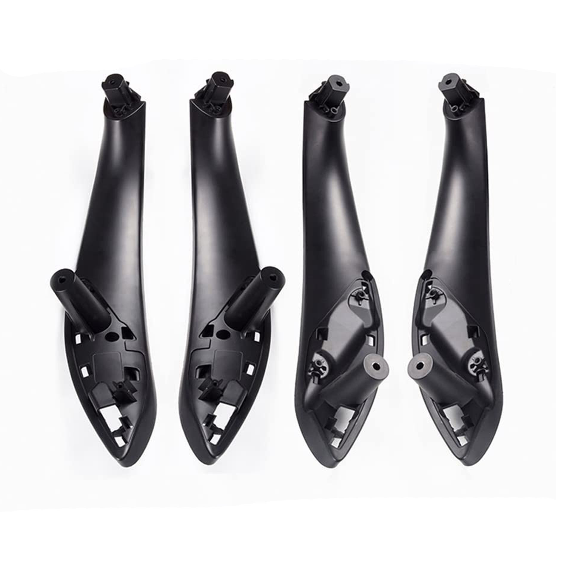 Inner Door Pull Handle Cover Set for BMW 3 F34 (2014-2020) in Black color