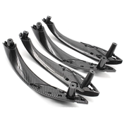 Inner Door Pull Handle Cover Set for BMW 3 Series F31 (2012-2019) in Carbon Fiber color