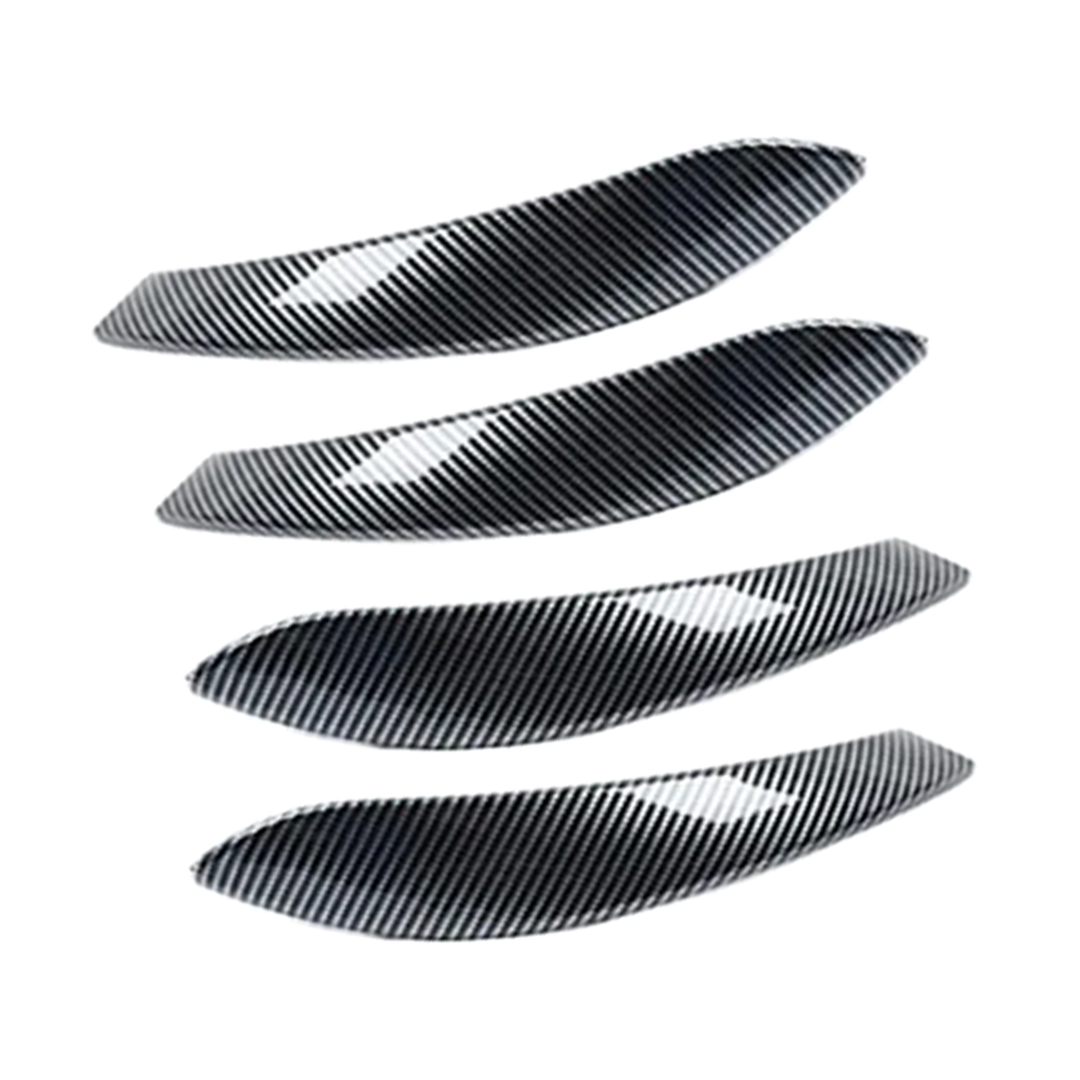 Inner Door Pull Handle Cover Set for BMW 4 F36 (2014-2020) in Carbon Fiber color
