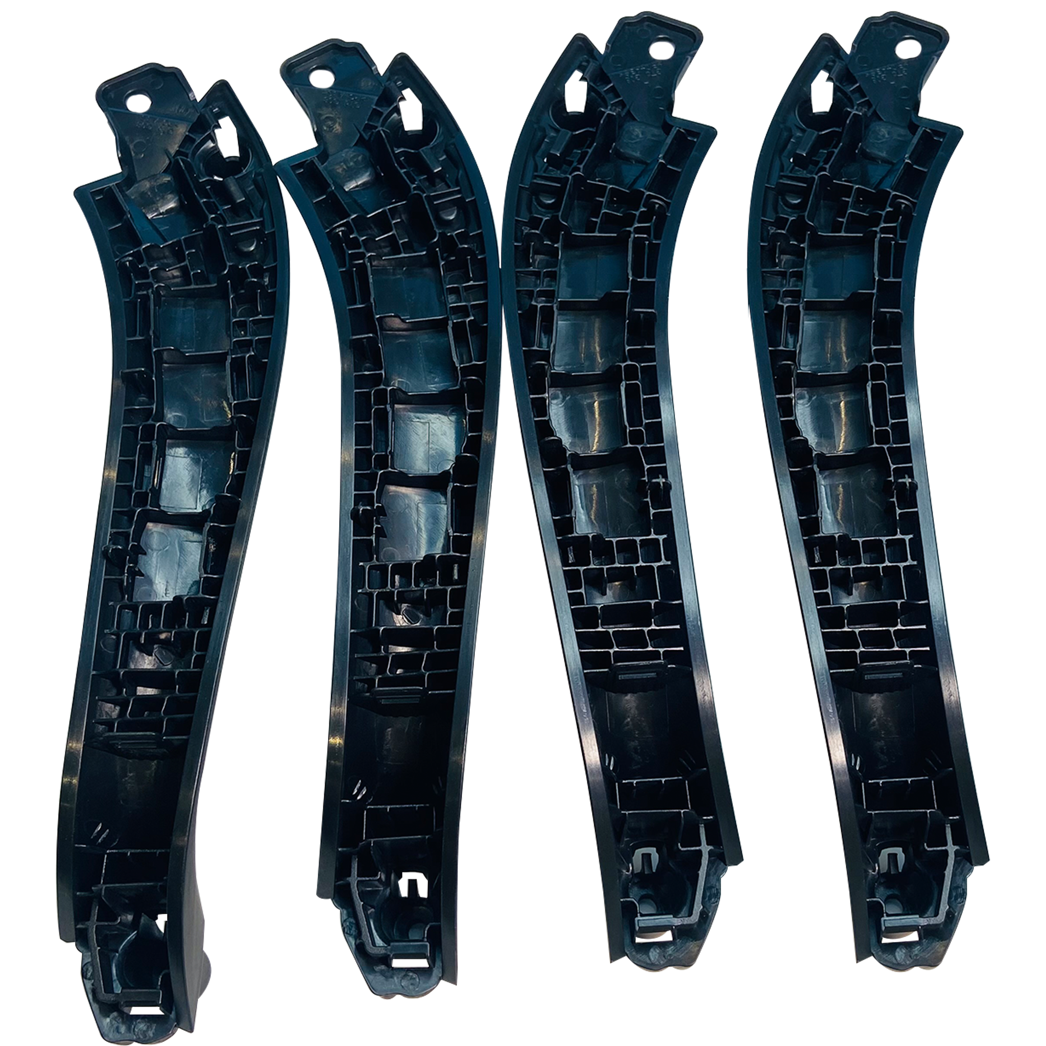 Inner Door Pull Handle Cover Set for BMW X3 F97 (2020-2022) in Black color