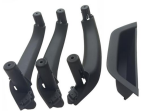 Inner Door Pull Handle Cover Set for BMW X4 F26 (2014-2018) in Moka color with Leather Cover