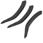 Inner Door Pull Handle Cover Set for BMW X5 F15 (2014-2018) in Black color with Leather Cover