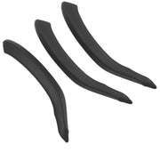 Inner Door Pull Handle Cover Set for BMW X5 F15 (2014-2018) in Black color with Leather Cover
