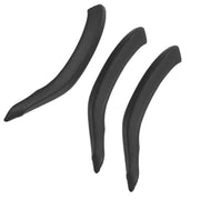 Inner Door Pull Handle Cover Set for BMW X5 F15 (2014-2018) in Black color with Leather Cover