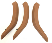 Inner Door Pull Handle Cover Set for BMW X5 F15 (2014-2018) in Champagne color with Leather Cover
