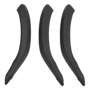 Inner Door Pull Handle Cover Set for BMW X6 F16 (2014-2019) in Black color with Leather Cover