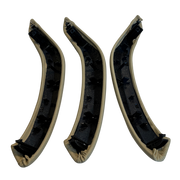 Inner Door Pull Handle Cover Set for BMW X6 F16 (2014-2019) with Leather Cover