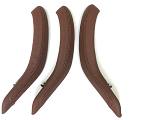 Inner Door Pull Handle Cover Set for BMW X6 F16 (2014-2019) with Leather Cover