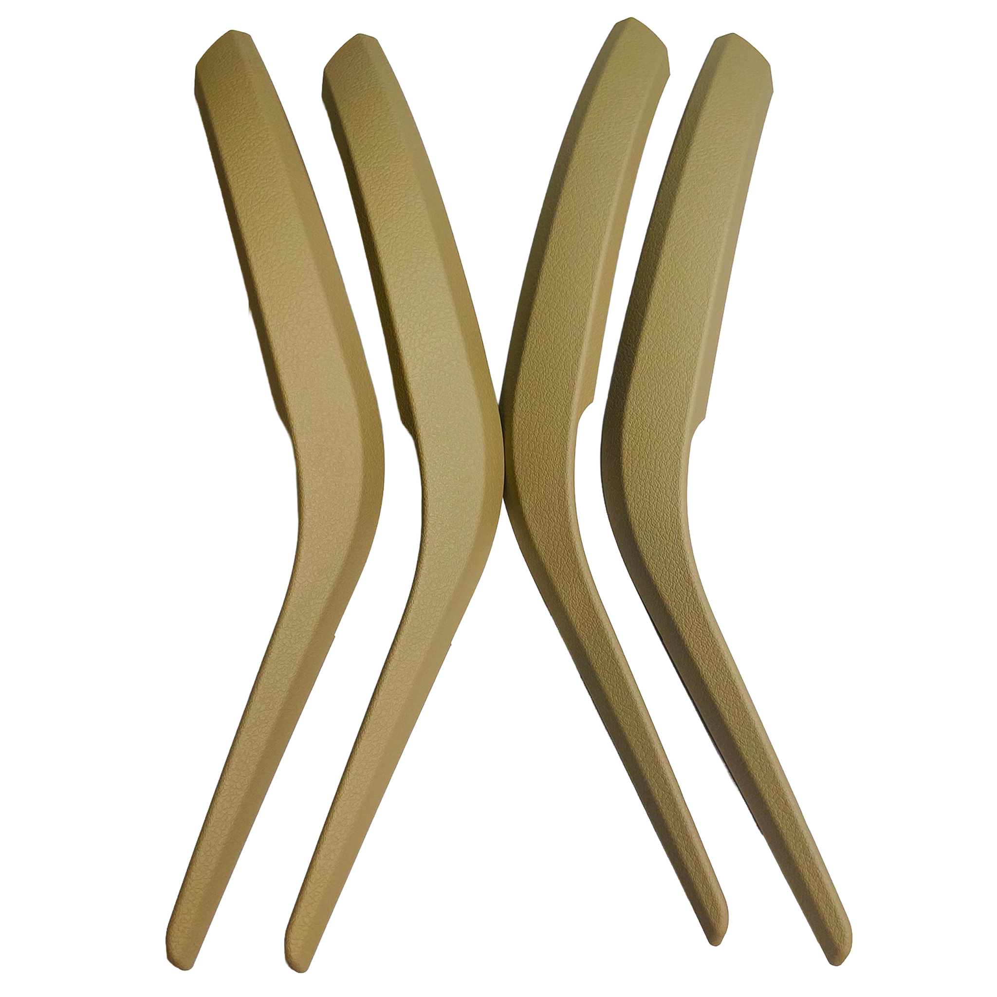 Inner Door Pull Handle Outer Cover Set for BMW X1 E84 (2009-2015) in Beige color