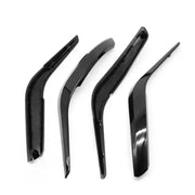 Inner Door Pull Handle Outer Cover Set for BMW X1 E84 (2009-2015) in Piano-Black color