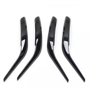 Inner Door Pull Handle Outer Cover Set for BMW X1 E84 (2009-2015) in Piano-Black color