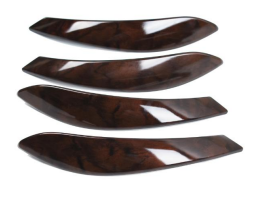 Inner Door Pull Handle Outer Cover for BMW 3 Series F80 (2014-2018) in Walnut color