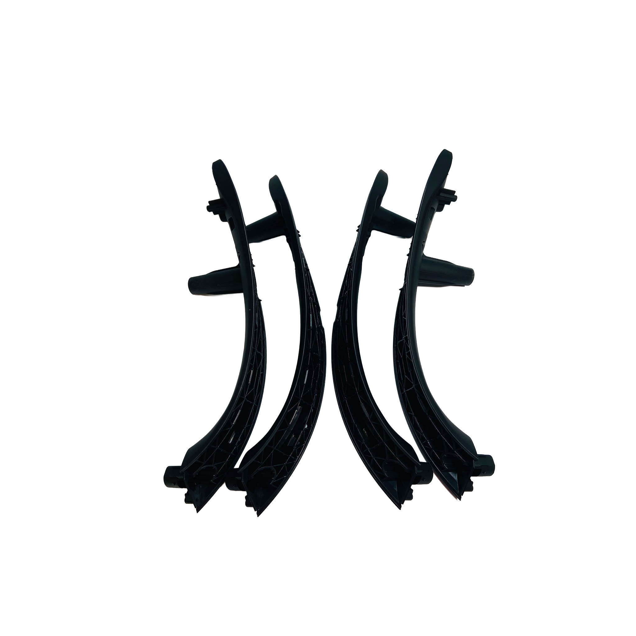 Inner Door Pull Handle Set for BMW 3 F30 (2012-2018) in Black color