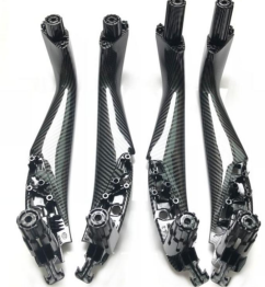 Inner Door Pull Handle Set for BMW 5 SERIES G30 (2016-2023) in Carbon Fiber color