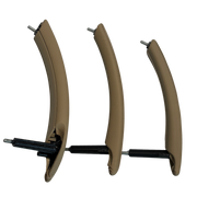 Inner Door Pull Handle Set for BMW 5 Series E61 (2005-2010) in Beige color RHD
