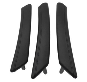 Inner Door Pull Handle Set for BMW 5 Series E61 (2005-2010) in Black color RHD