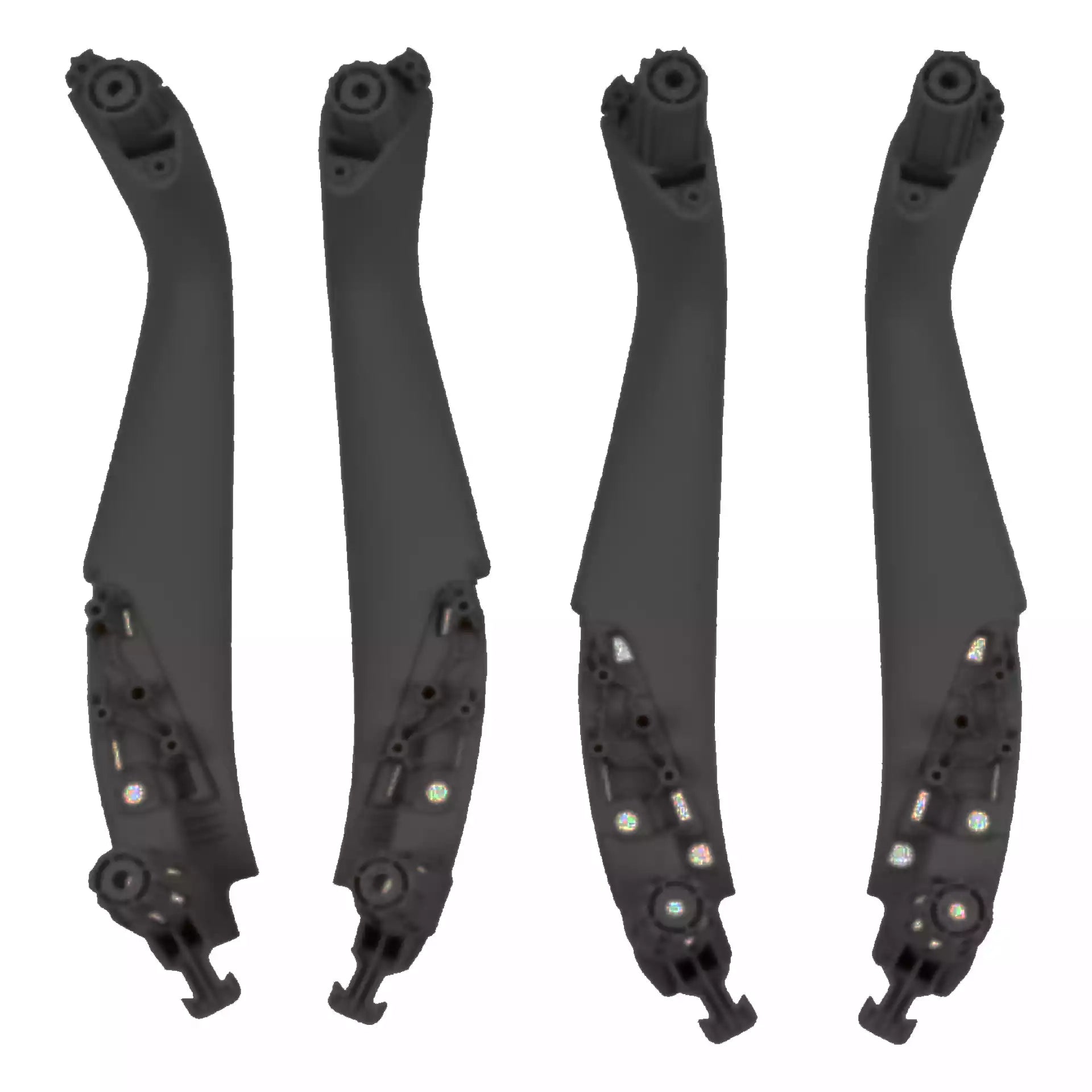 Inner Door Pull Handle Set for BMW 5 Series G31 (2017-2024) in Black color