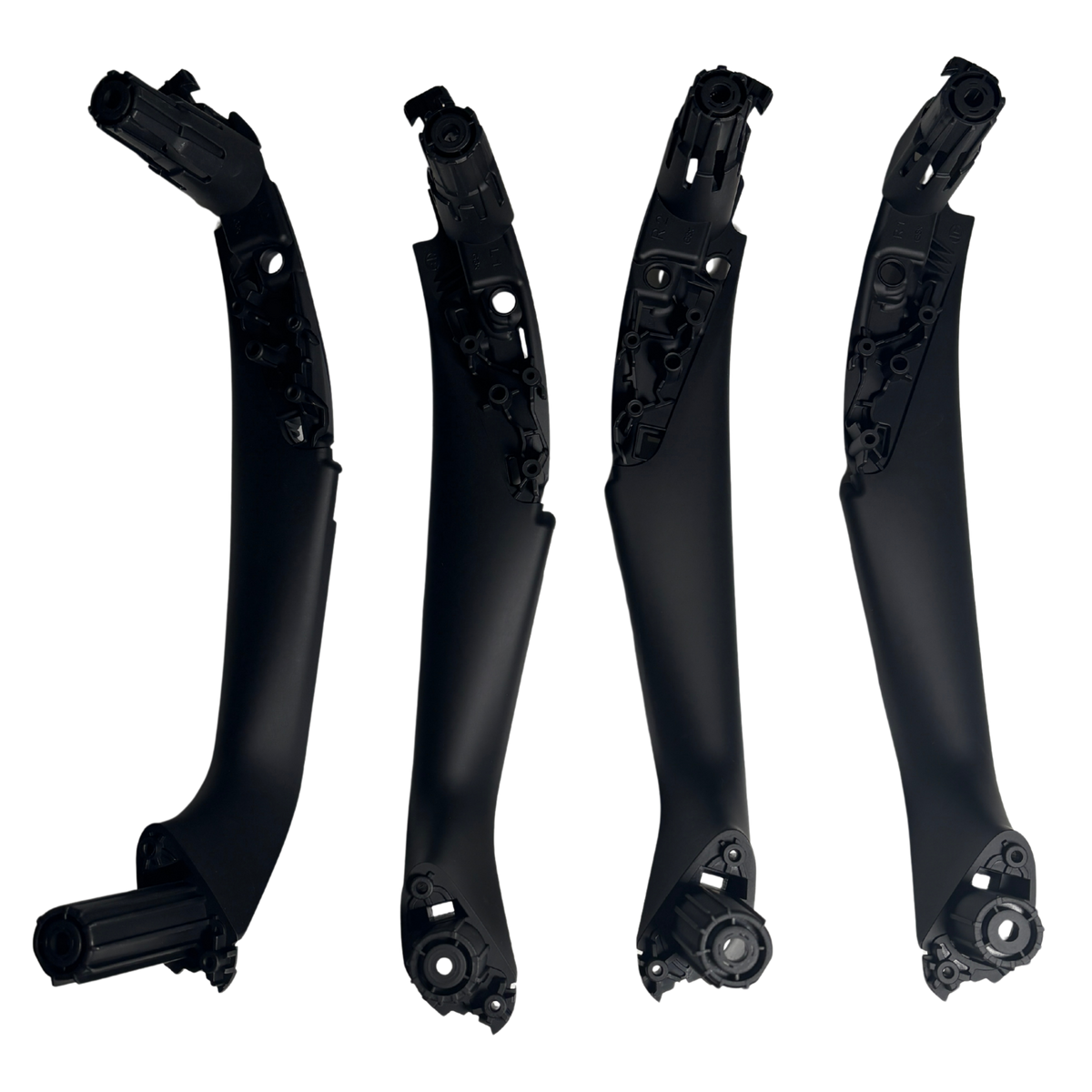 Inner Door Pull Handle Set for BMW 5 Series G38 (2017-2023) in Black color