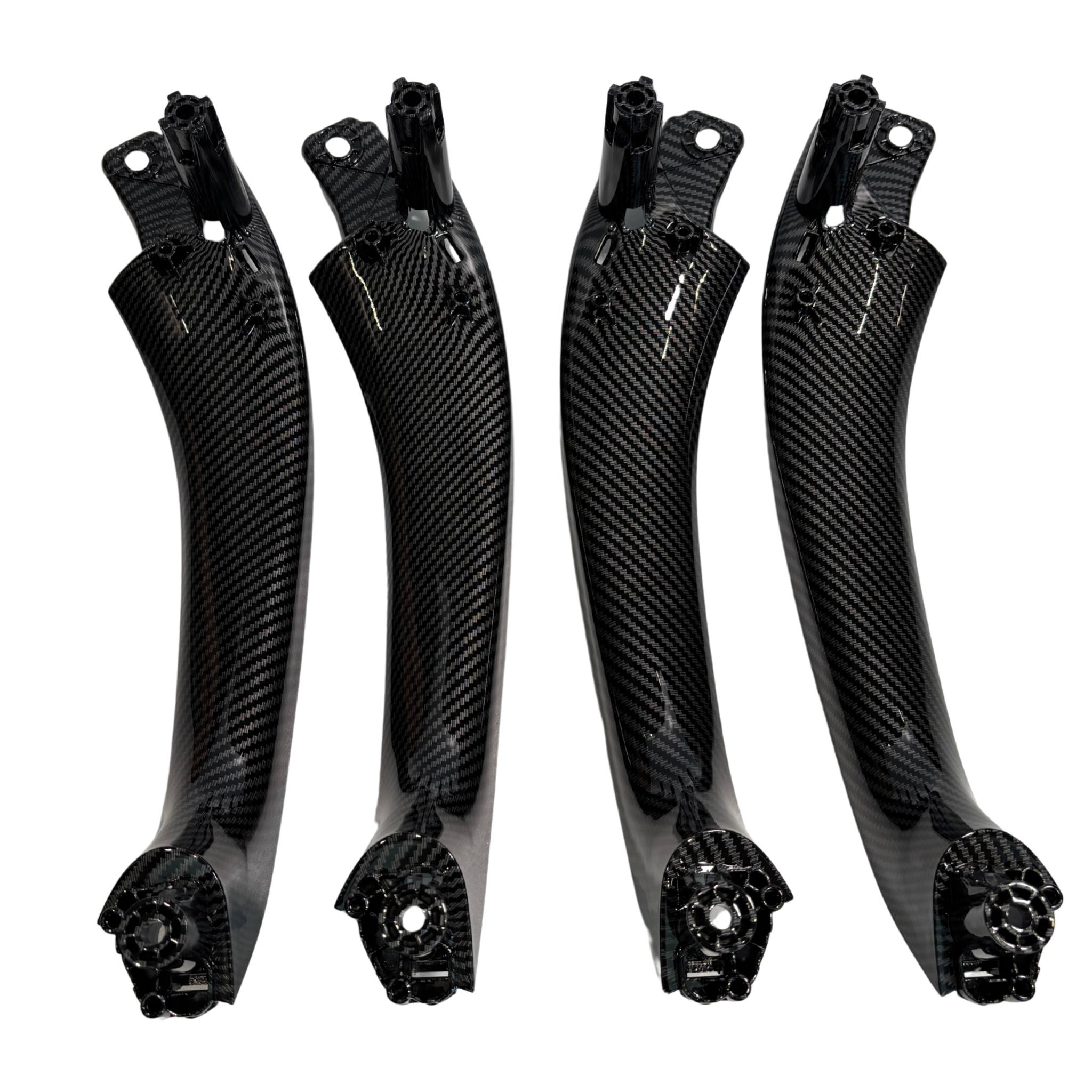 Inner Door Pull Handle Set for BMW M4 F98 (2020-2025) in Carbon Fiber color