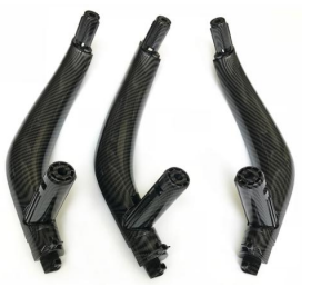 Inner Door Pull Handle Set for BMW X6 F16 (2014-2019) in Carbon Fiber color