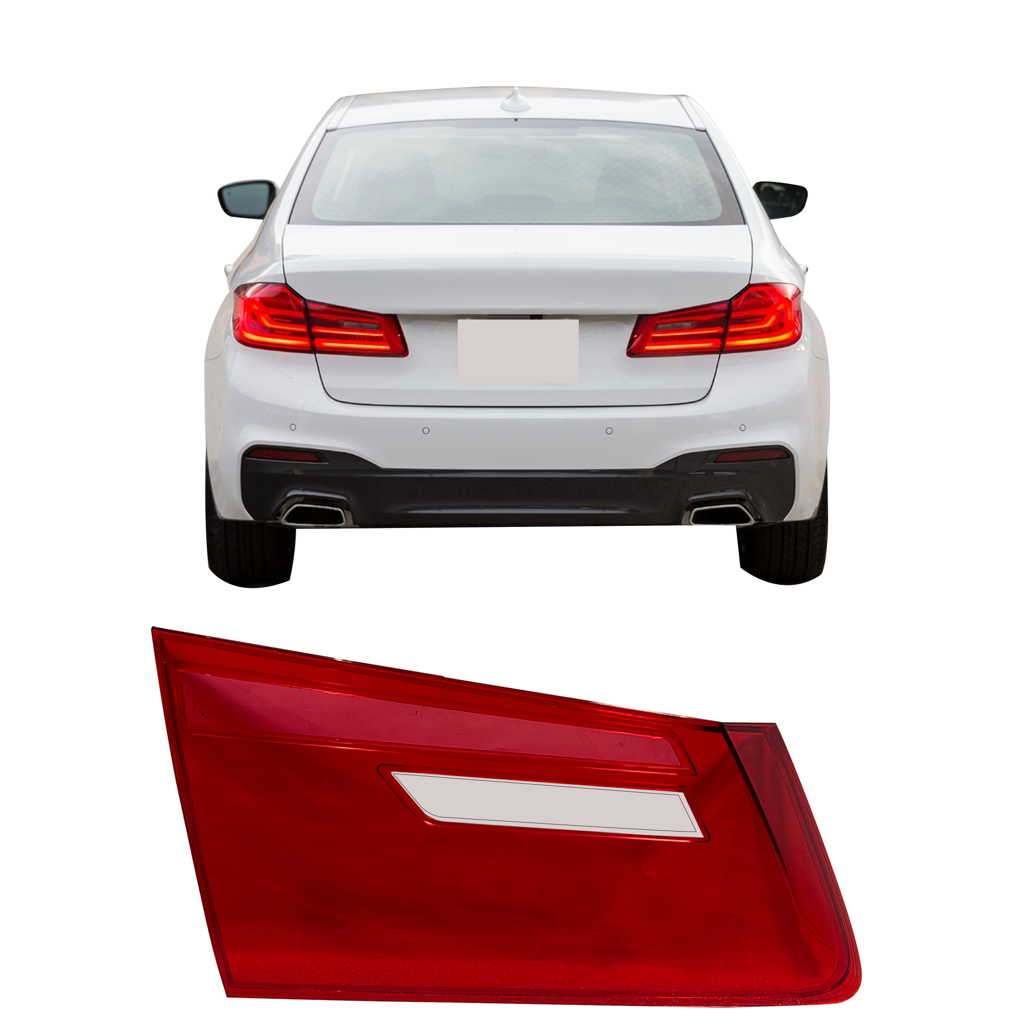 Inner Left (Passenger Side) Tail Lamp Cover for BMW 5 SERIES G30 (2016-2023)