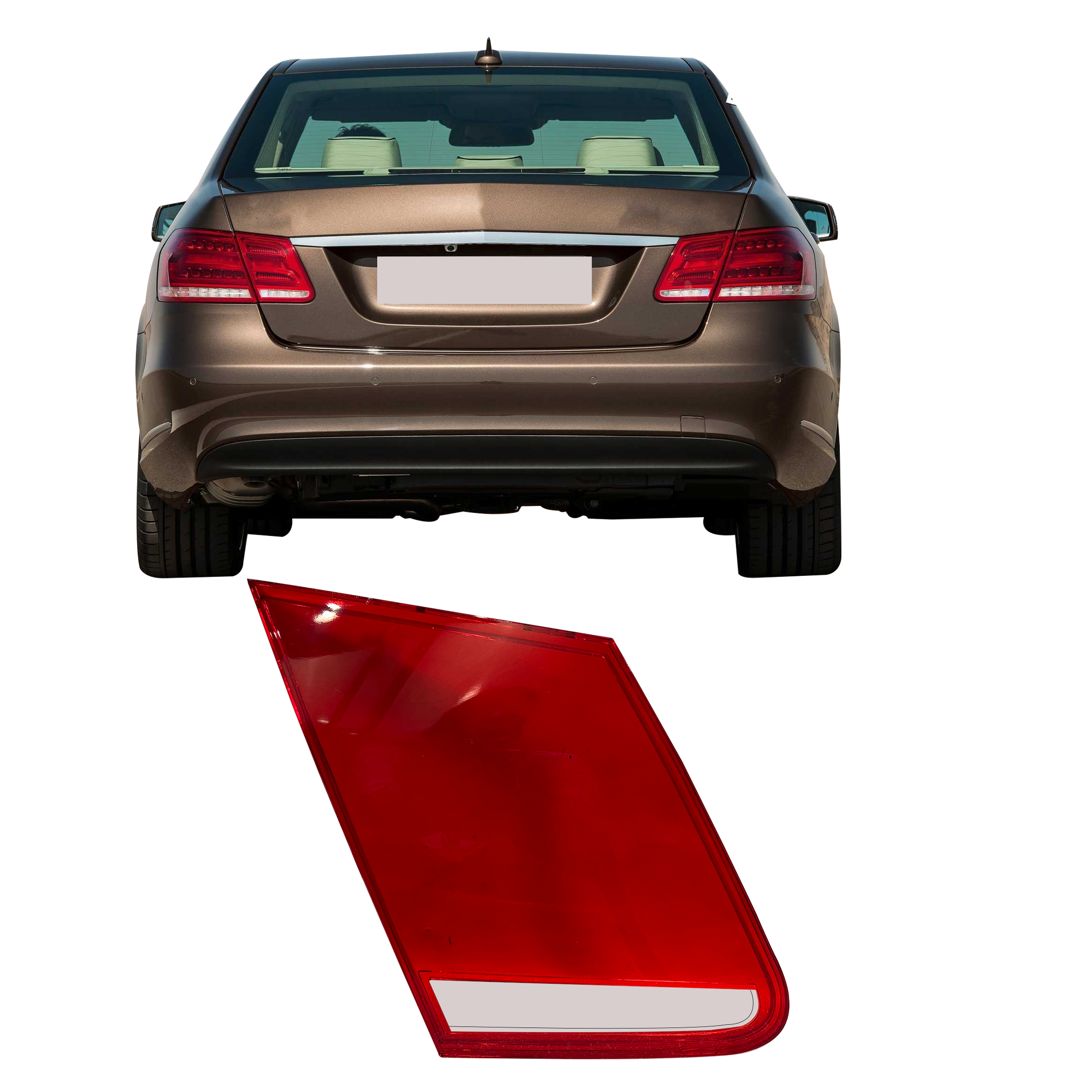 Inner Left (Passenger Side) Tail Lamp Cover for MERCEDES-BENZ E-CLASS W212 (2014-2016)